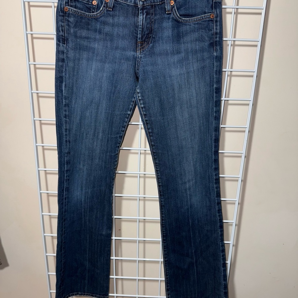 Lucky Brand Dark Blue Straight Leg Jeans